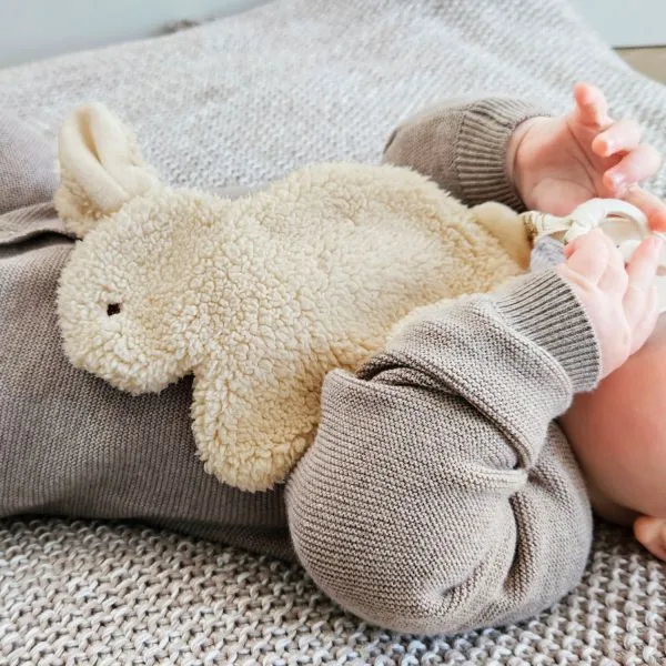 Konijn Knuffeldoekje fra BamBam i Beige – produktbillede 2 af 2