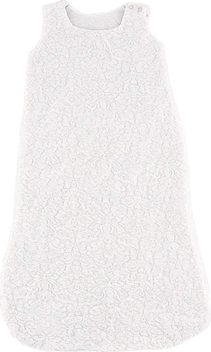 Slaapzak in Jacquard stof - Baby cadeau by BamBam in White – product photo