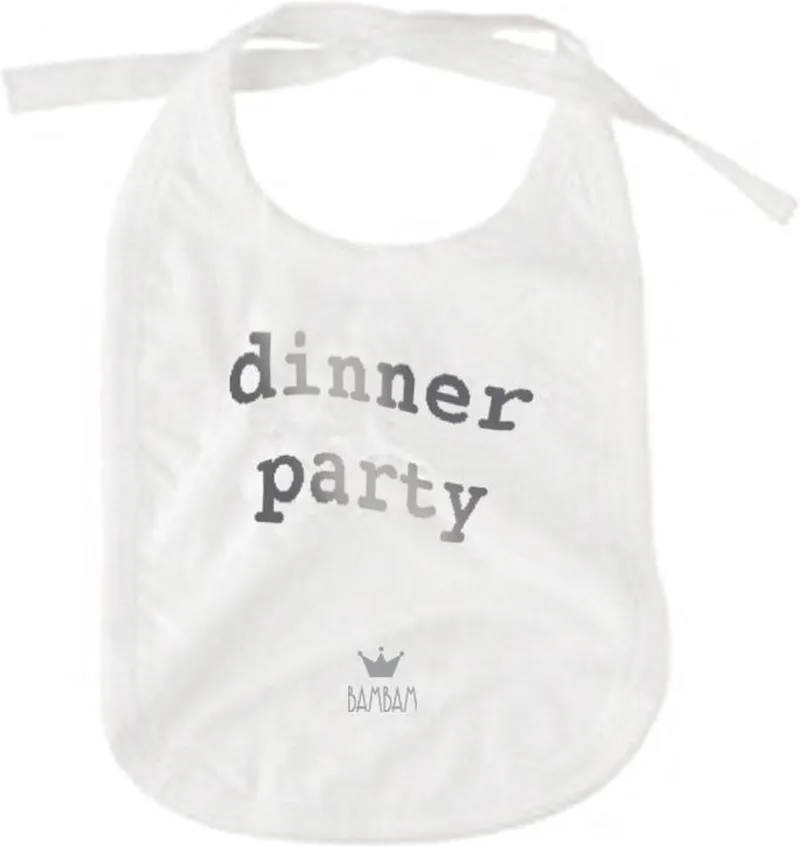 Slab "dinner party" - Baby cadeau by BamBam in White – product photo