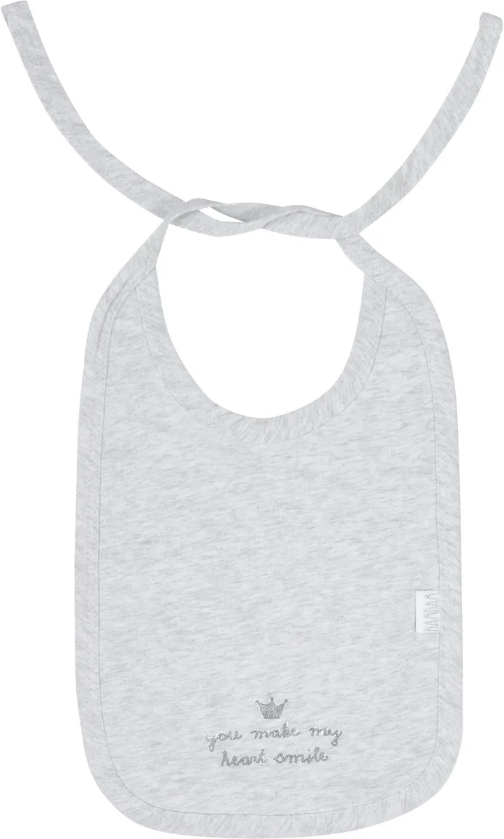 Slab "you make my heart smile" - Baby cadeau by BamBam in Grey – product photo