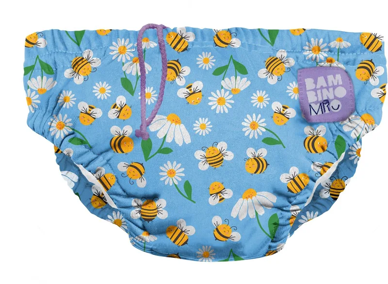 Herbruikbare Zwemluier voor Baby's – Bijenmotief från Bambino Mio – produktbild