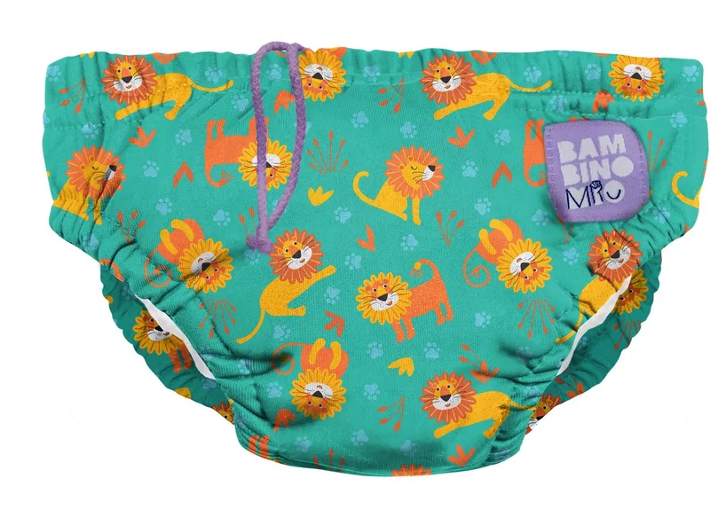 Herbruikbare Zwemluier voor Baby's – Coole katten motief by Bambino Mio – product photo