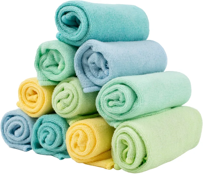 Reusable Baby Wipes – Washable Cloth Wipes for Sensitive Skin, Quick Dry & Durable (10 Pack) | Bambino Mio by Bambino Mio – product photo