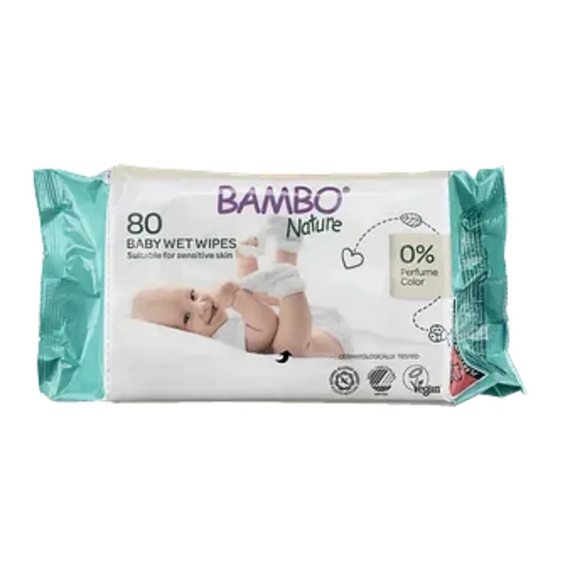 2x Bambo Nature Babydoekjes 80 stuks by Bambo Nature – product photo