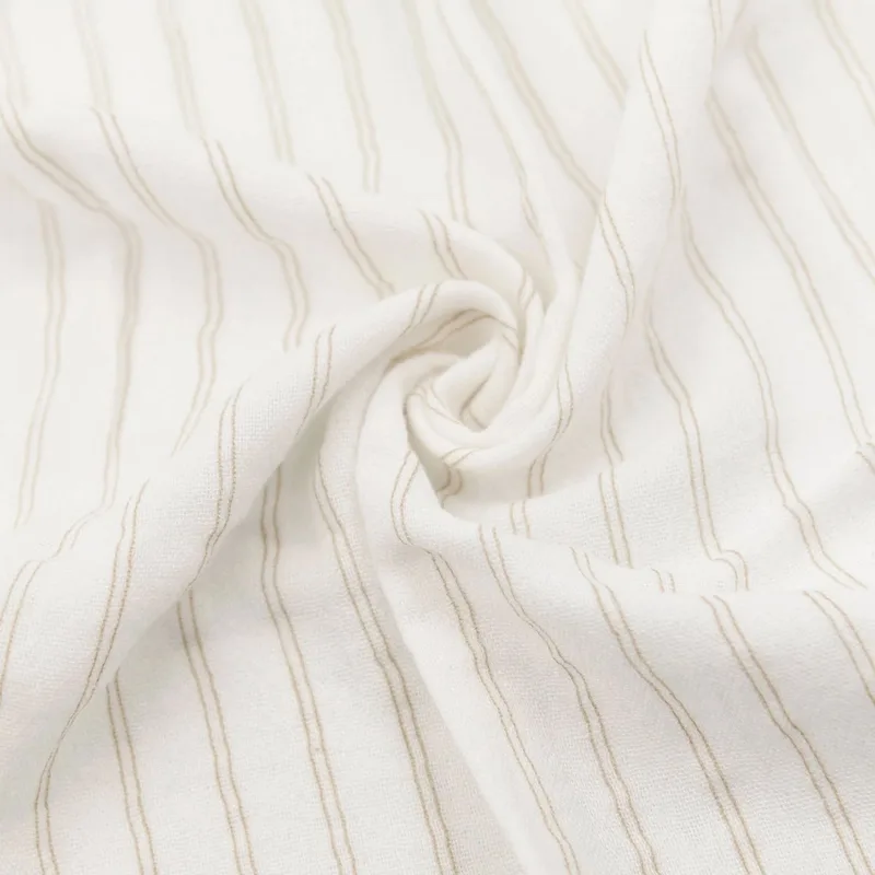 Swaddle M - 3 Pack - 70 x 70 cm - Stripes de Bamboom en Beige 2 – photo produit
