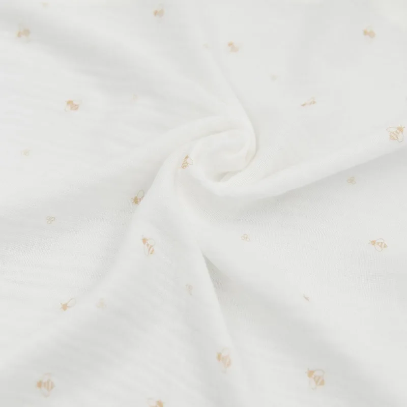 Swaddle Muslin - XL - 120 x 120 - Bee's by Bamboom in Yellow – product photo