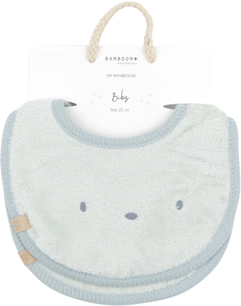 Terry Slabbetjes – Set van 2 - Sky Grey fra Bamboom i Grå – produktbillede