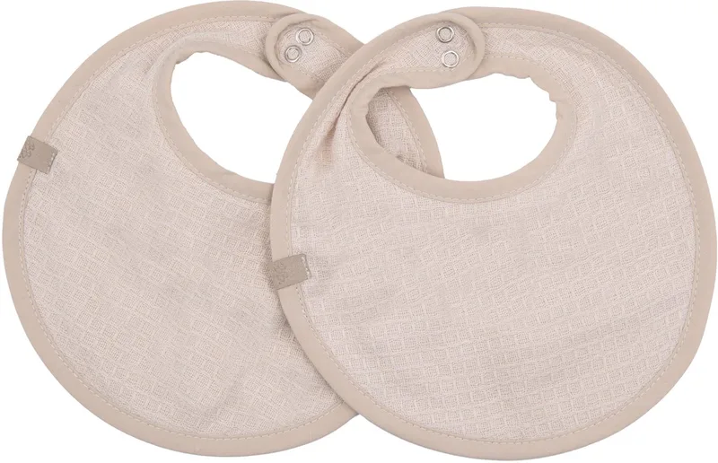 Waffle Terry Slabbetjes – Set van 2 - Mocha Sand van Bamboom in Beige – productfoto