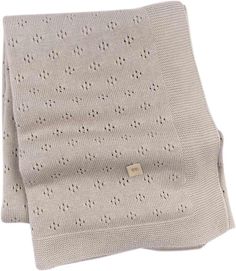 Wiegdeken - Zomer - Camel - 75 x 100 cm de Bamboom en Beige – photo produit