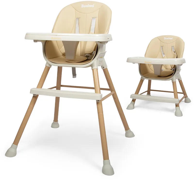 Baninni 4-in-1 Kinderstoel - Meegroeistoel Inigo fra Baninni i Beige – produktbillede