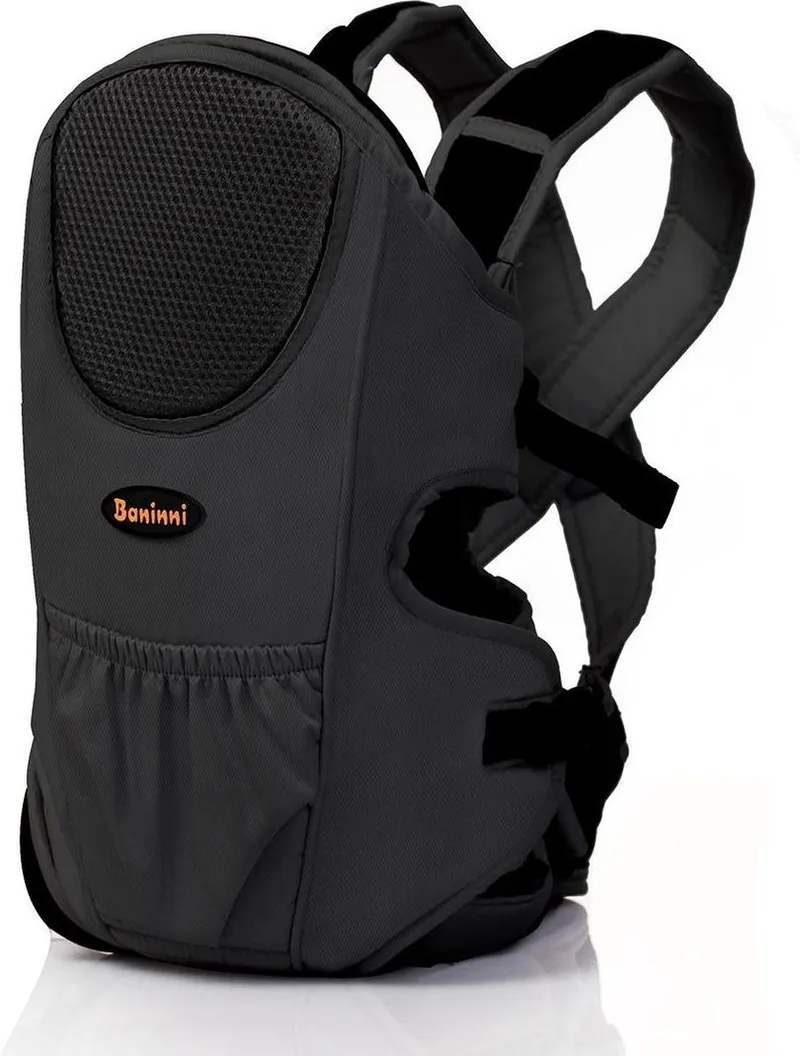 Draagzak - Buikdrager Sacco Prestigio 2-in-1 från Baninni i Zwart – produktbild