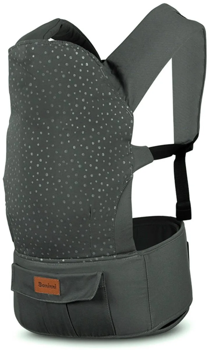 Ergonomische Draagzak Mundo fra Baninni i Donker grijs – produktbillede