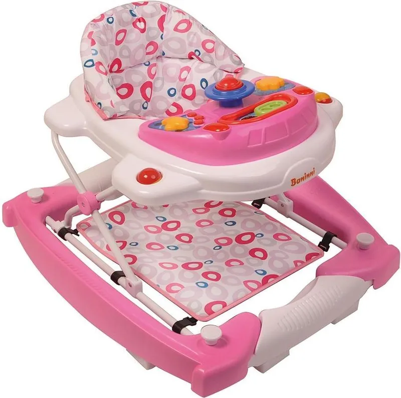 Loopstoel Classic 2-in-1 Snoep van Baninni in Roze – productfoto