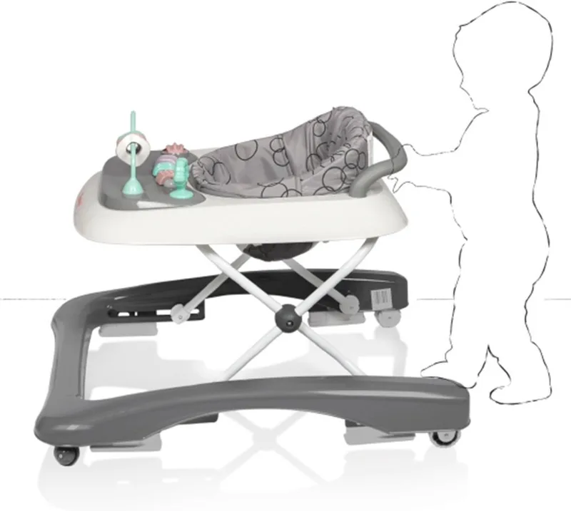 Loopstoel Pio Dot grijs van Baninni in Grijs – productfoto