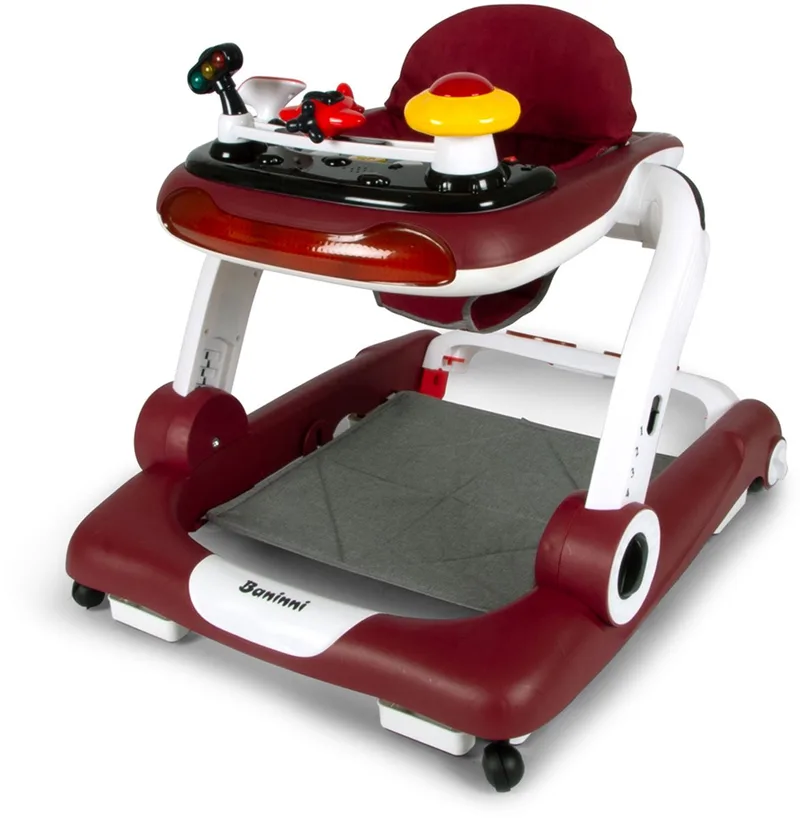 Loopstoel Vico 5-in-1 de Baninni en Rouge – photo produit