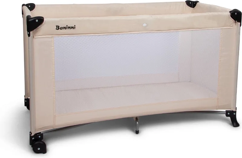Reisbed Nilo Zand fra Baninni i Beige – produktbillede