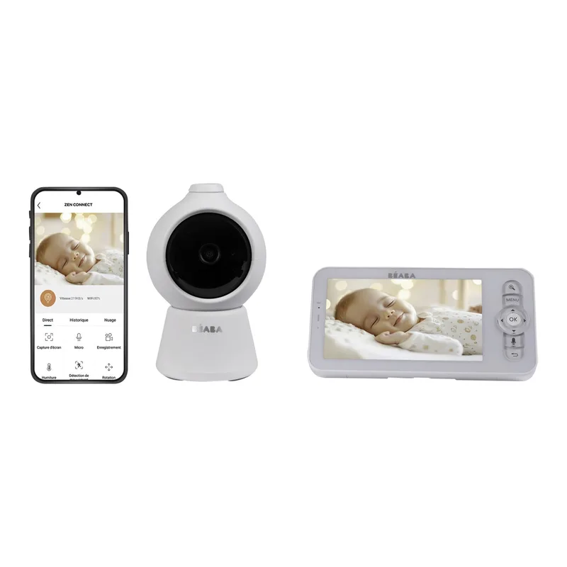 Babyphone mit Kamera ZEN Smart AI von Béaba in Weiß – Produktfoto 3 von 3