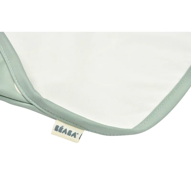 Beaba - 2-in-1 slabbetje met mouwen - Kwijl slabbetjes baby - Met opvangbakje en verwijderbare mouwen van Béaba in Groen – productfoto 3 van 3