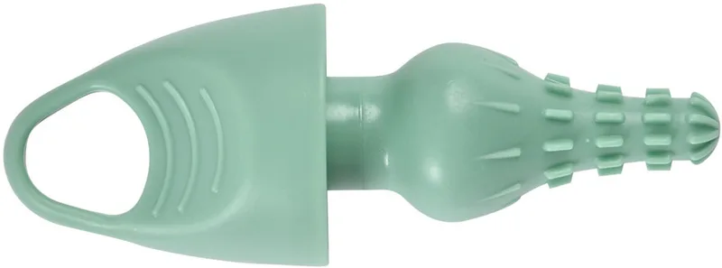 Flessenborstel van Siliconen - Zachte en Krasvrije Haren voor Babyflessen - Ronde Kop die Alle Hoeken Bereikt - Met Geïntegreerde Speenreiniger - Brede Ergonomische Greep en Ophangring - Vaatwasbestendig by Béaba in Groen – product photo