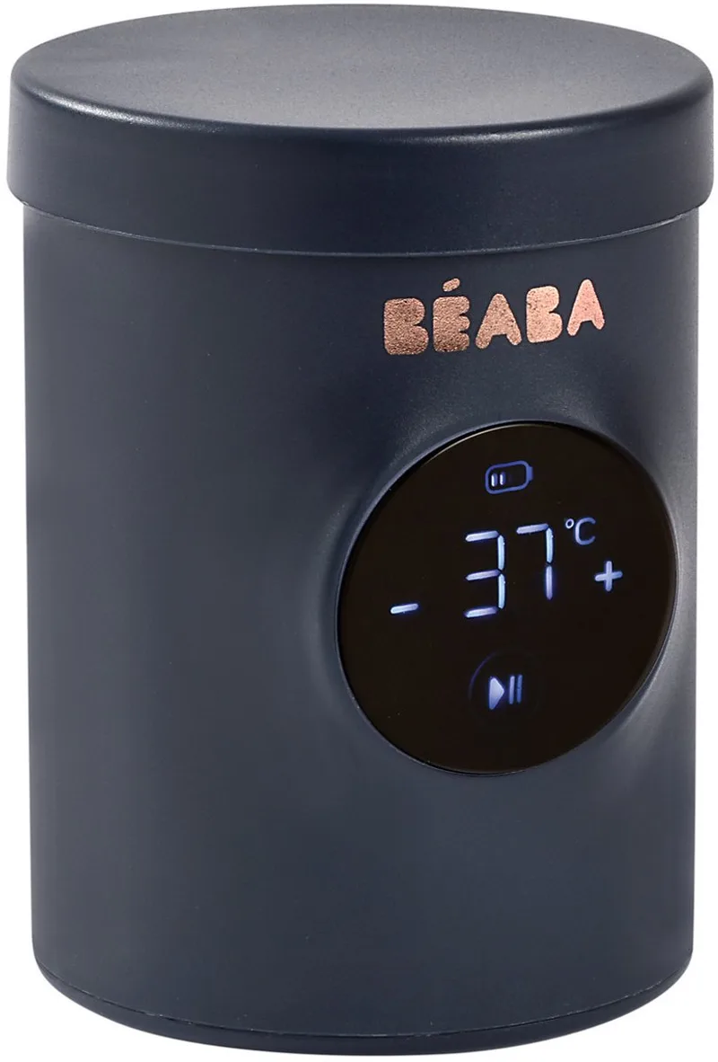 Milk Nomad Draadloze Flessenwarmer – Flessenwarmer voor Onderweg – Compacte, Snelle & Oplaadbare Flesverwarmer – Night Blue van Béaba in Blauw – productfoto