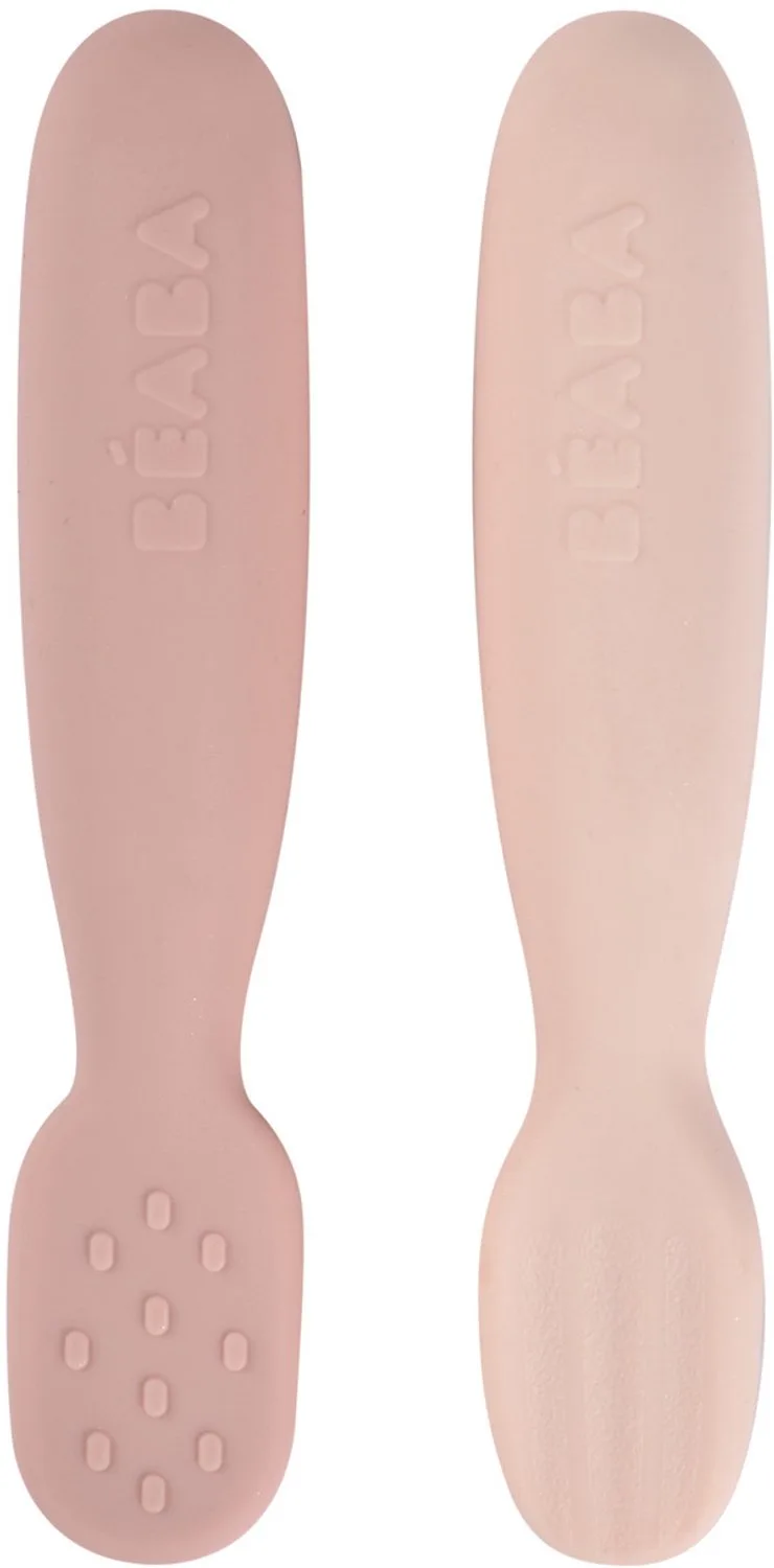 Oefenlepel voor Baby’s – Ergonomisch & Zacht – Eerste Bestek – Vanaf 6 Maanden de Béaba en Rose – photo produit