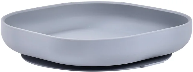 Siliconen Bord - Met Zuignap - Onbreekbaar & Ergonomisch - BPA-vrij - Geschikt voor Magnetron & Vaatwasser de Béaba en Bleu – photo produit