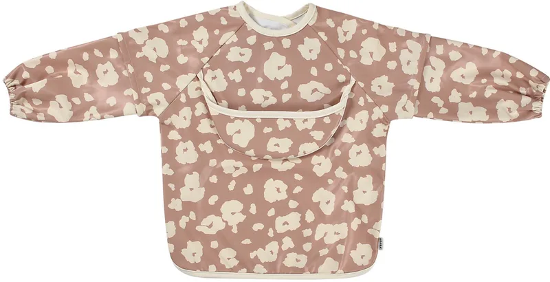 slabbetje - Evolutief 2-in-1 - Savannah Bloom - Waterdicht - Verstelbaar de Béaba en Beige – photo produit 1 sur 3