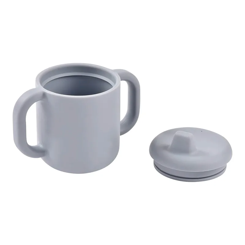 Trinklernbecher aus Silikon de Béaba en Gris, 12 × 7 × 10,5 mm – photo produit