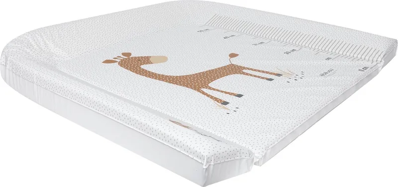 Aankleedkussen 72x77cm - Steppe van bébé-jou in Wit – productfoto