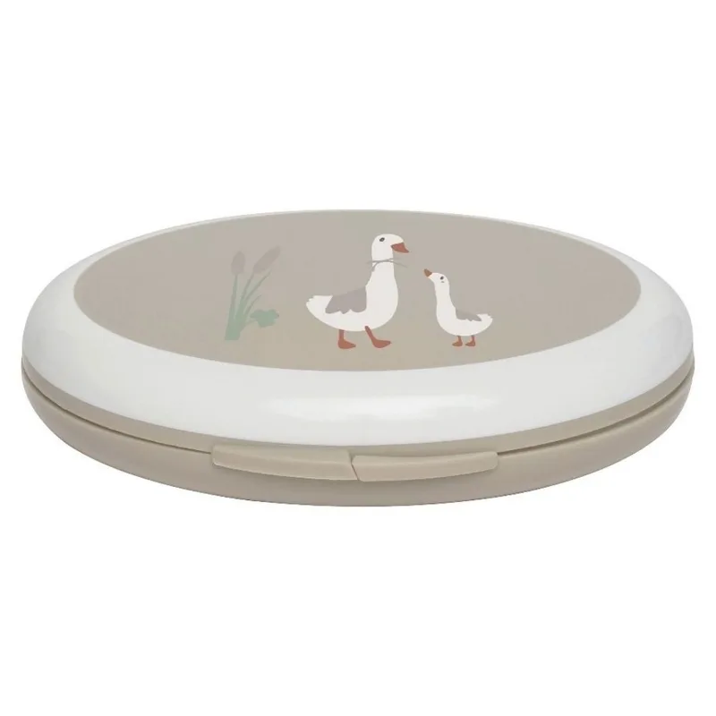 Baby Manicure set - Schaartje, Vijl, Nagelknipper Taupe Off spring fra bébé-jou – produktbillede 2 af 4