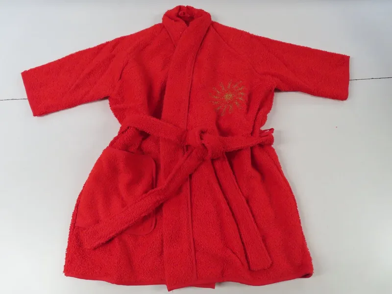 Badjas - 68 - Simbad van bébé-jou in Rood – productfoto