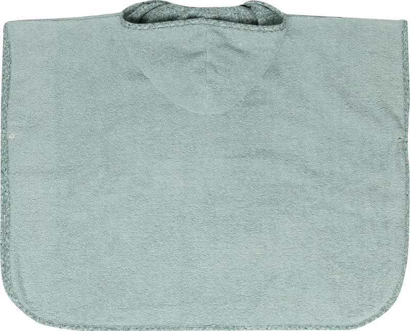 Badponcho - Sepp van bébé-jou in Sky Green – productfoto