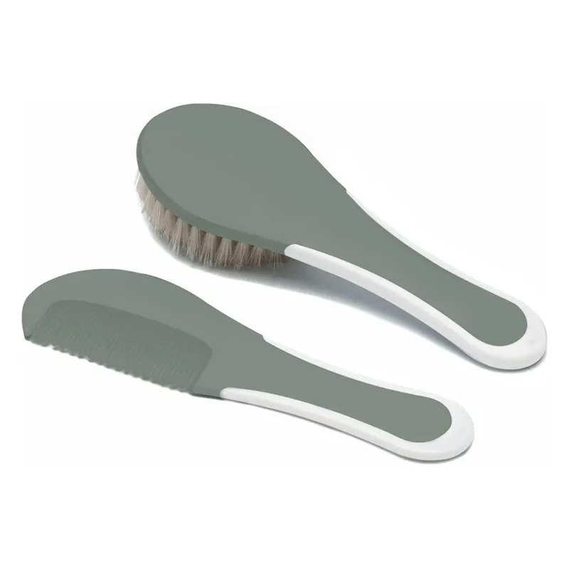 Borstel en kam - Breeze Green fra bébé-jou – produktbillede