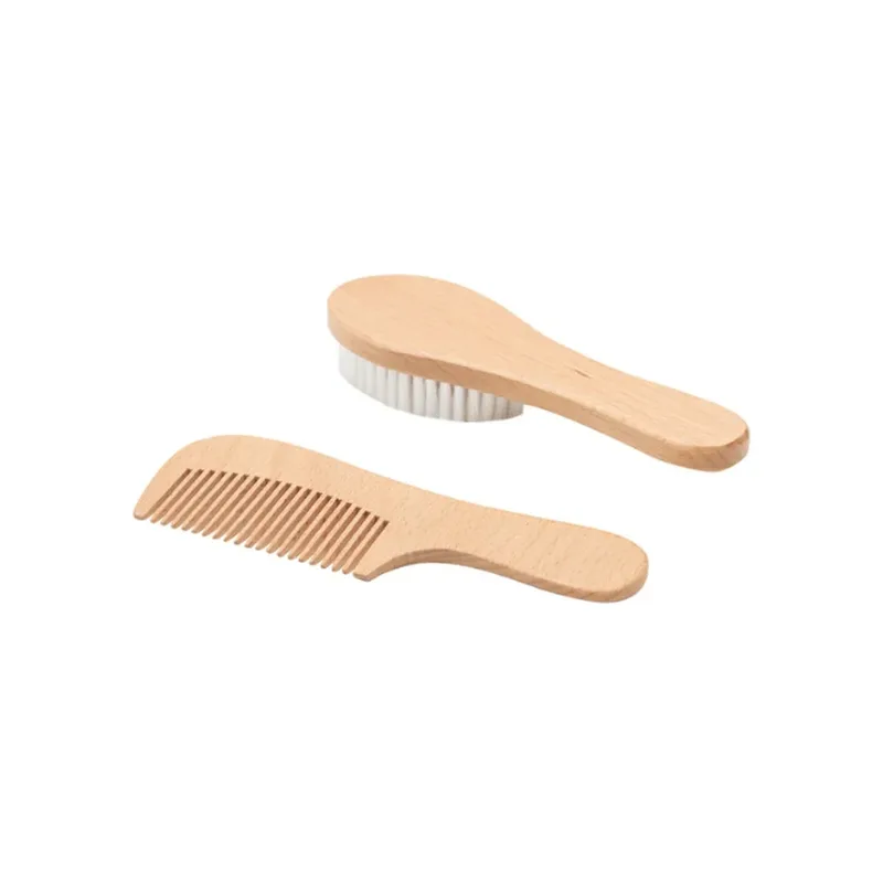 Borstel en kam - hout fra bébé-jou – produktbillede