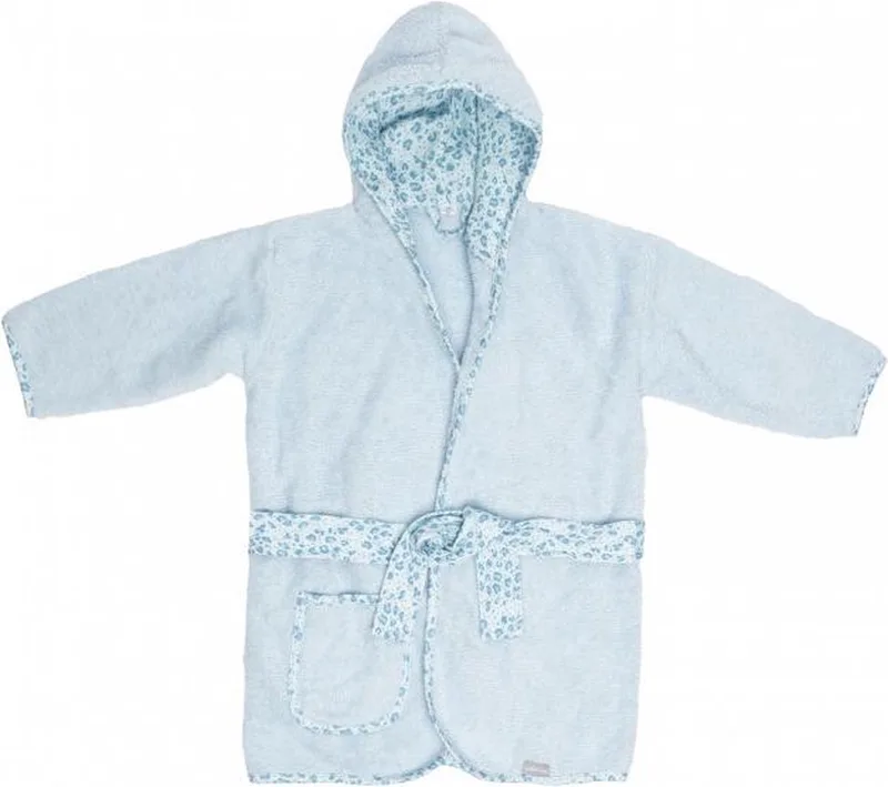 Leopard Badjas Mt 86 / 92 von bébé-jou in Blau – Produktfoto