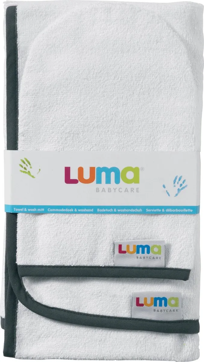 Luma Commodedoek en Washand fra bébé-jou i Snow White – produktbillede