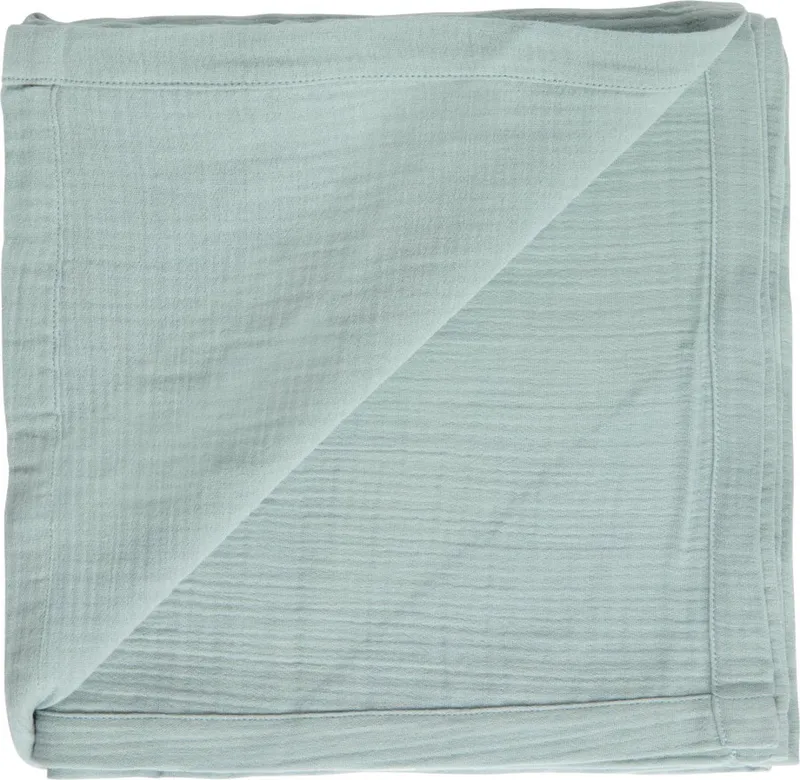Pure Cotton Green 110 x 110 cm Hydrofiel Multidoek XL 3052129 fra bébé-jou i Grøn – produktbillede