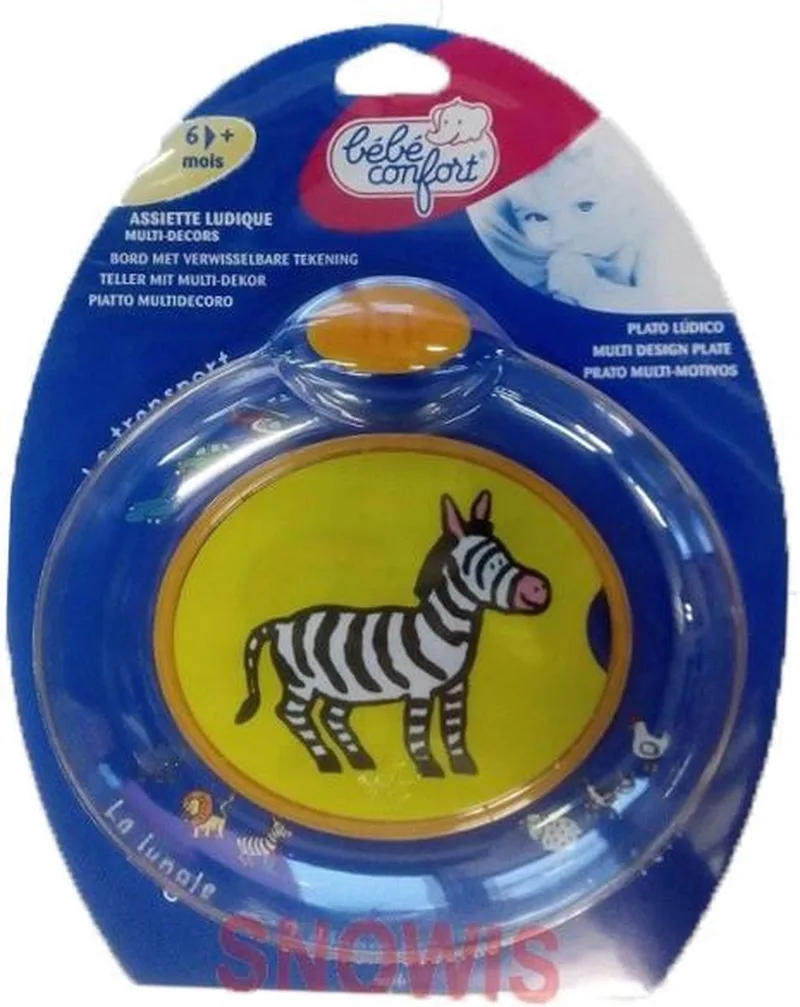 Bord met verwisselbare plaatjes Dieren van Bébé Confort in Transparant – productfoto