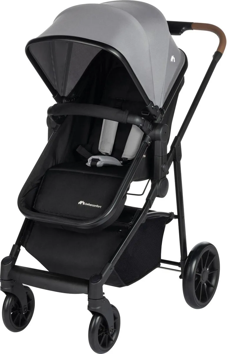 Haze Trio - 3-in-1 reissysteem kinderwagen - 0-4 jaar (0-22 kg) - 2-in-1 zitgedeelte by Bébé Confort in Tinted Gray – product photo