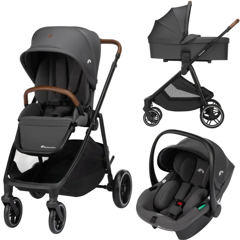 Luvia Trio 3-in-1 Kinderwagen - Inclusief autostoeltje by Bébé Confort in Mineral Graphite – product photo