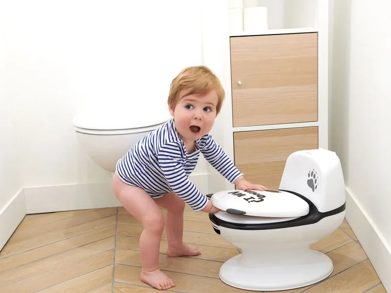 Toilet - Mini - Wit/Zwart m. Panda van Bébé Confort – productfoto 3 van 4