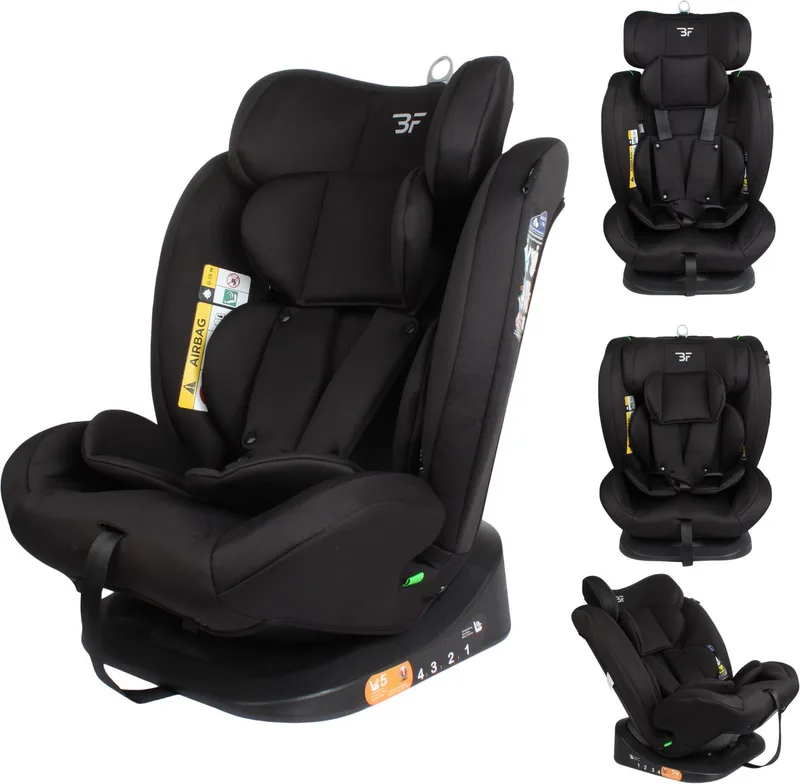 Autostoel Groep 0/1/2/3 - Gordelbevestiging - Entour I-Size de Bebies First en Noir – photo produit