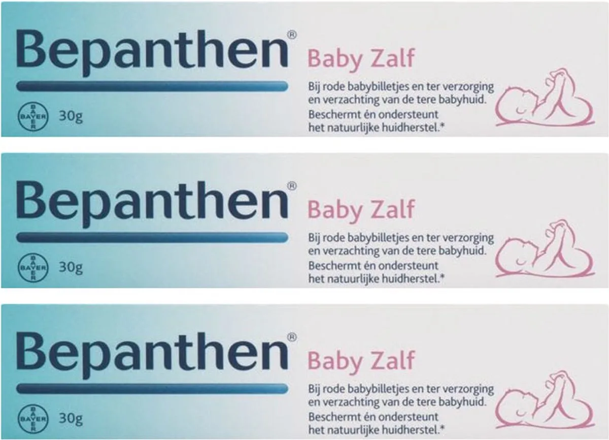 Baby Zalf 3x30gram van Bepanthen – productfoto