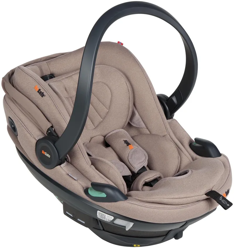 Go Beyond² - Autostoel - Autostoeltjes - Autostoel ISOfix - Autostoel baby - Dark Sand SoftBreeze de BeSafe en Dark Sand -beige – photo produit