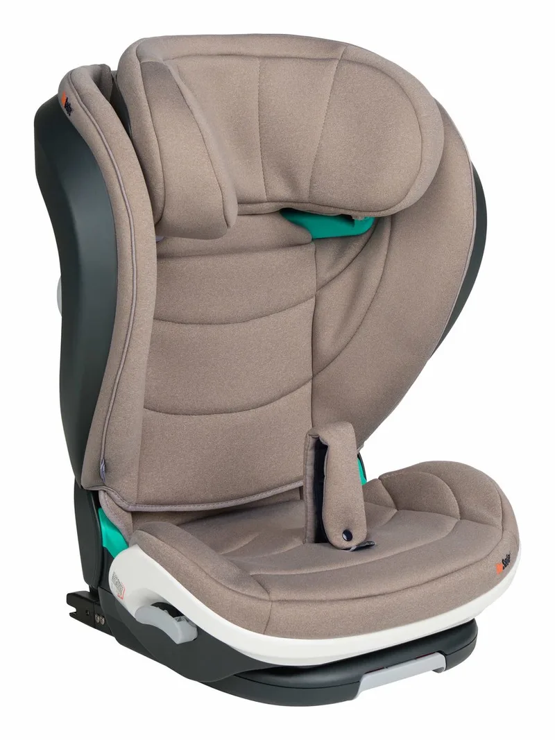 iZi Flex Fix 2 i-Size - Stoelverhoger - Stoelverhoger auto - Kinderzitje auto - Zitverhoger - 100-150cm - Dark Sand SoftBreeze fra BeSafe i Dark Sand Soft Breeze – produktbillede