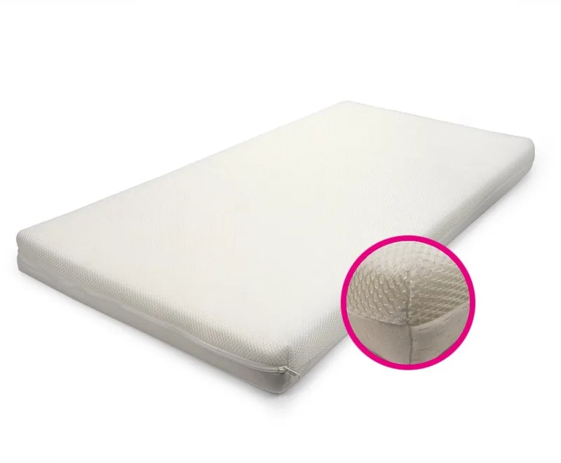 Airflow Pro 50x88 Matras Co-Sleeper - wieg babymatras van Best Sleep in Wit – productfoto