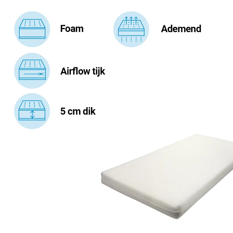 Matras Co-Sleeper Best Sleep 48x82 Airflow Pro by Best Sleep – product photo