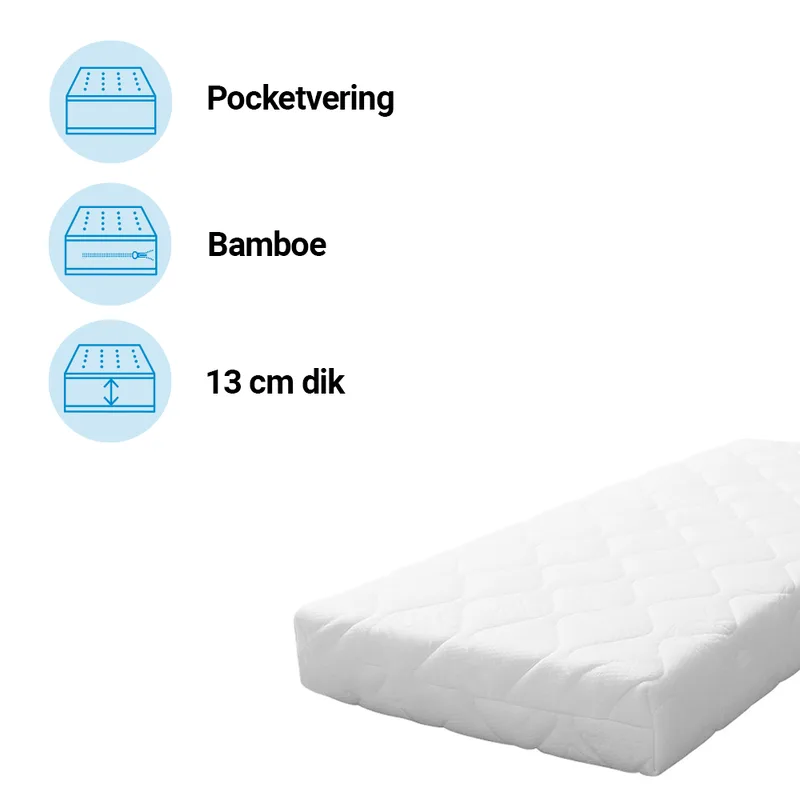 Matras Peuterbed Best Sleep 70x140 Comfort Spring van Best Sleep – productfoto