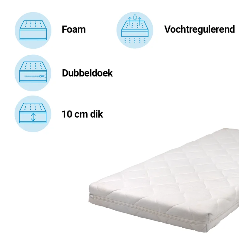 Matras Peuterbed Best Sleep 70x140 Premium van Best Sleep – productfoto