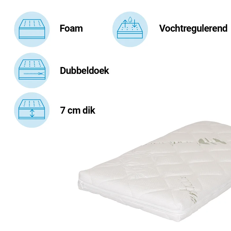 Matras Wieg Best Sleep 40x80 Premium van Best Sleep – productfoto